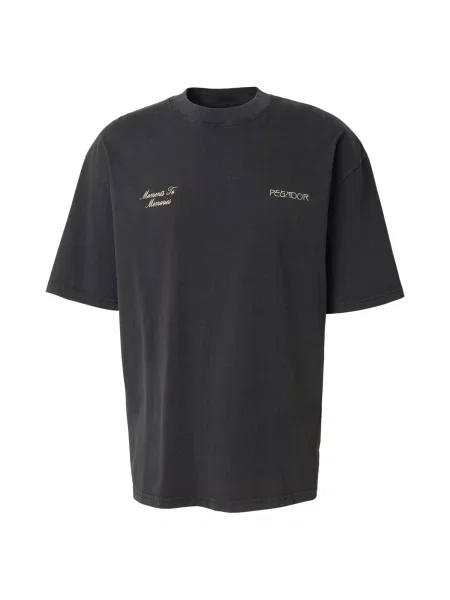 Pegador Majica Zernez bež črna