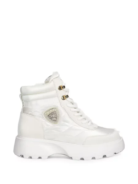 Matlasat botine Blauer alb