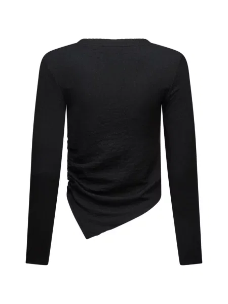 Top Karl Lagerfeld Jeans asimetric negru