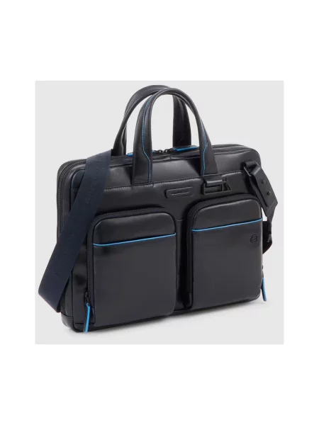 Torba na laptopa Piquadro niebieska