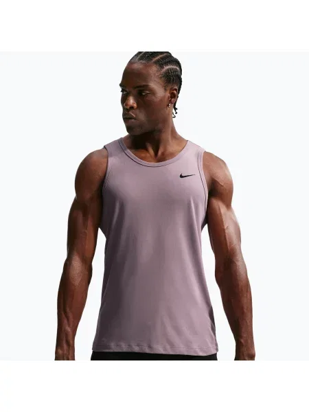 Tricou de antrenament bărbați Nike Dri-Fit TT light violet ore/black negru