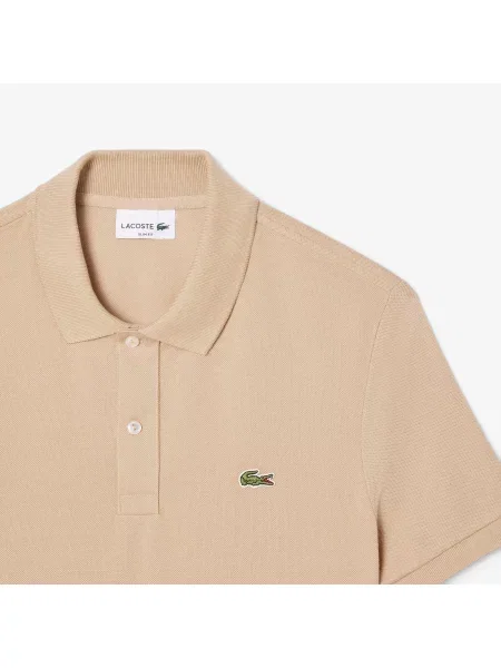 Поло Lacoste бежевое