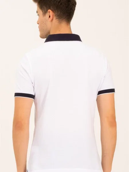 Tricou polo Dewberry alb