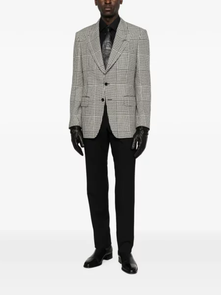 Sacou Tom Ford în carouri negru