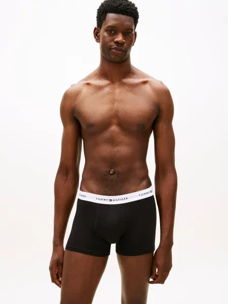 Tommy Hilfiger Underwear Boxeri bleumarin alb negru