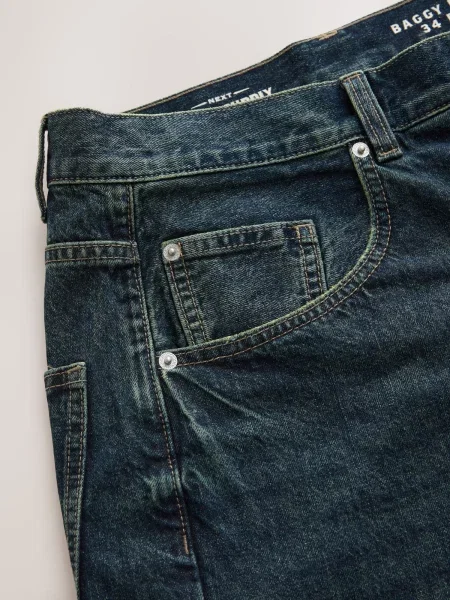 Next Jeans închis albastru