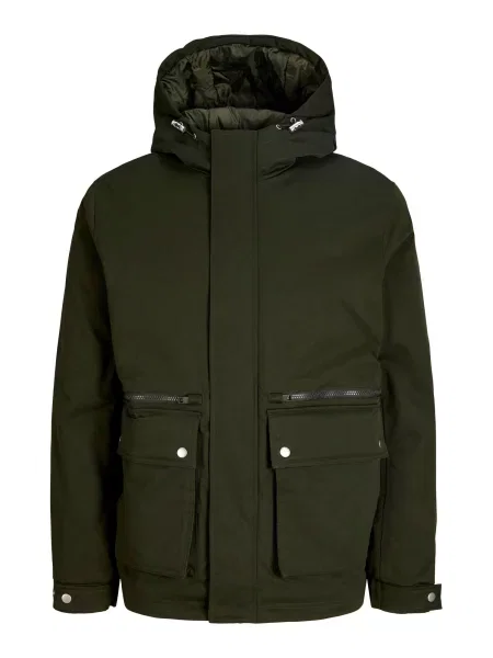 Geacă parka Jack & Jones verde