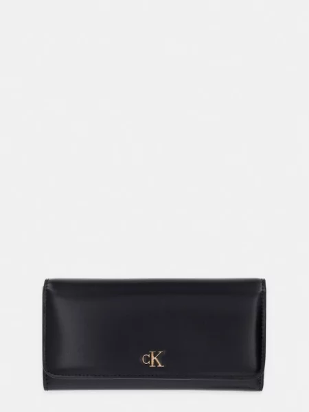 Calvin Klein portofel pentru femei din piele negru