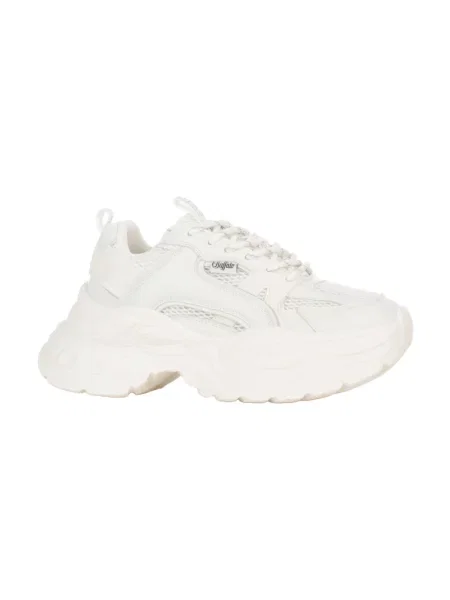Sneakersy Buffalo skórzane białe