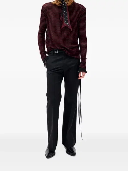 Lung cămașă Ann Demeulemeester de lână negru