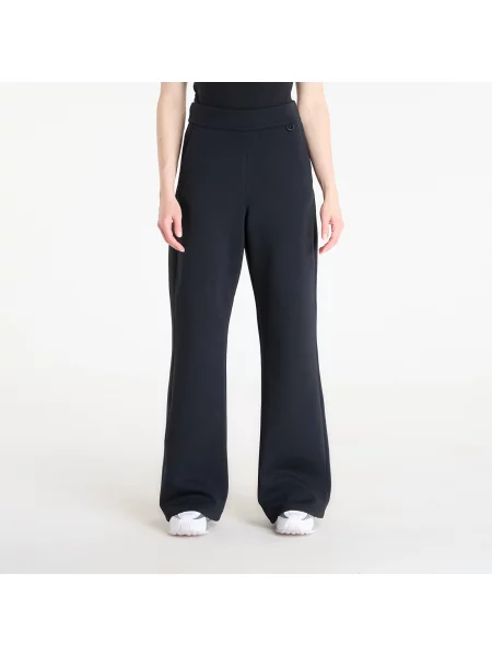 Pantaloni Nike ImpossiblySoft Dri-FIT High-Waisted Loose Flared Pants Black/ Dk Smoke Grey S negru