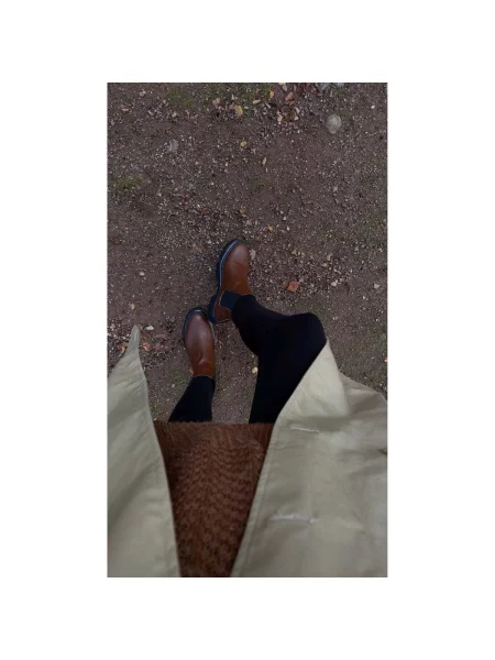 Botine chelsea Nae Vegan Shoes maro