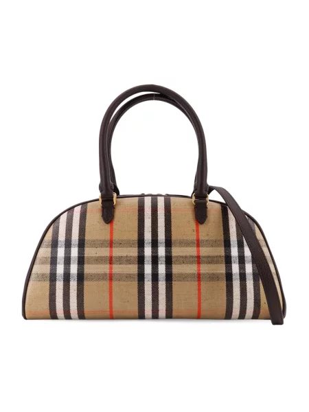 Torebka Burberry skórzana beżowa