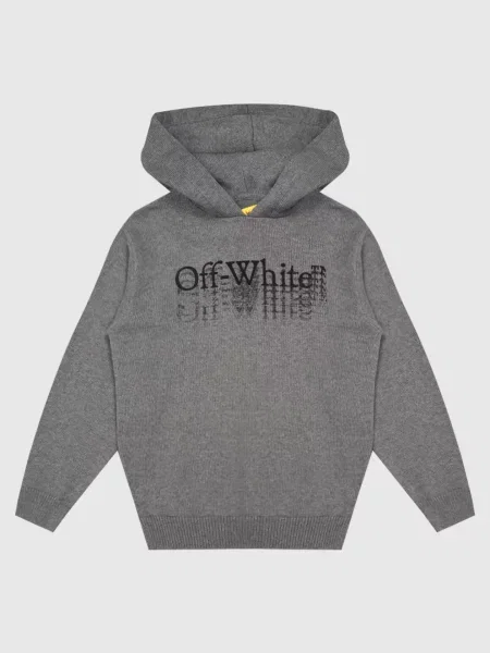 Детское худи Off-white серое