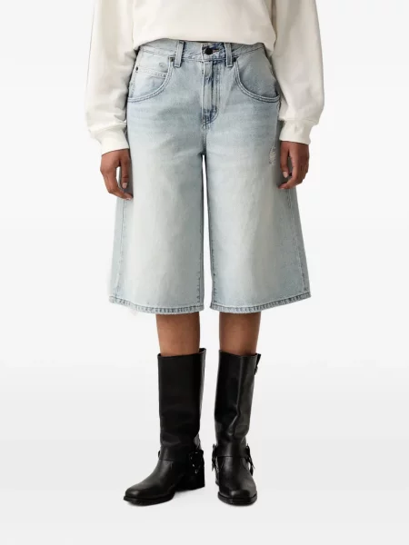 Scurt rucsac Levi's® cu autograf din dantelă gri