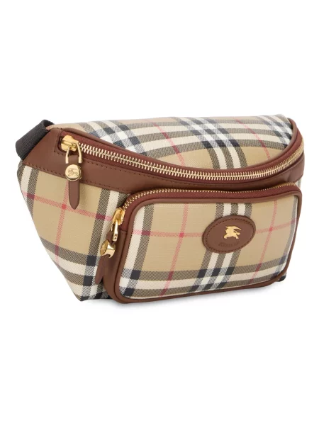 Torba Burberry w kratę beżowa
