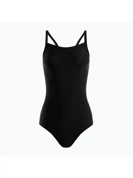 Едноцветен бански на CLap за жени Black черно