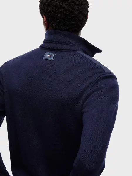Шерстяная куртка Tommy Hilfiger синяя