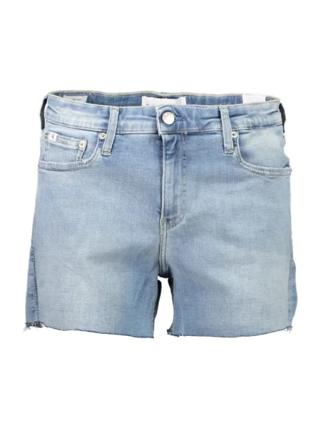 Krótkie jeansy Calvin Klein niebieskie