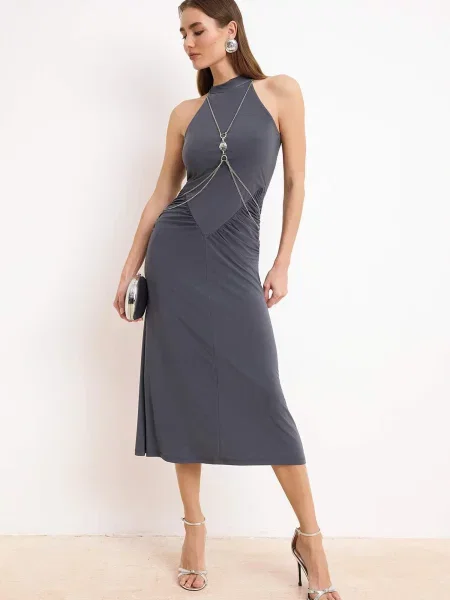 Trendyol Rochie închis gri