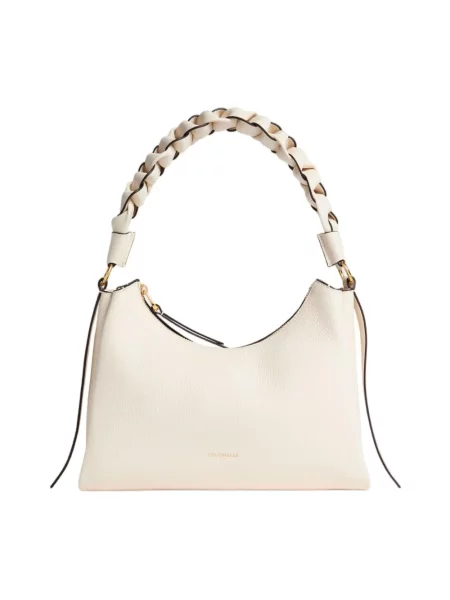 Torebka Coccinelle skórzana bordowa