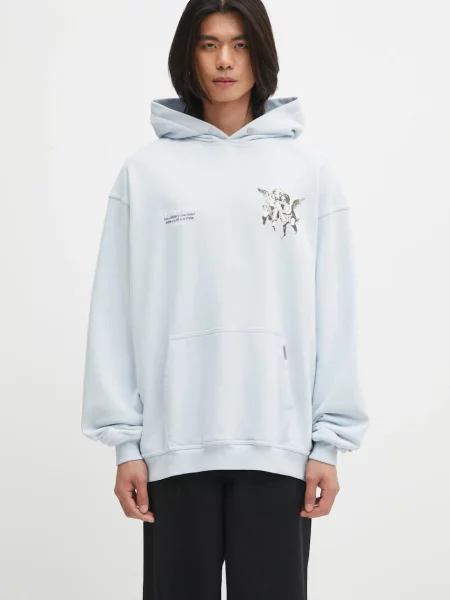 Dukserica Represent Legacy Cherubs s kapuljačom s tiskom plava