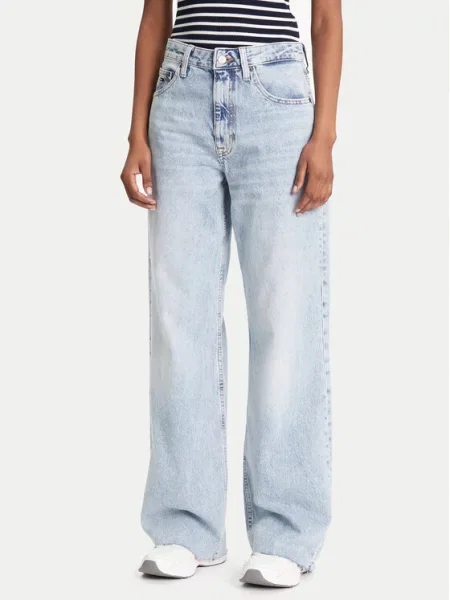 Jeans hlače Tommy Jeans modra