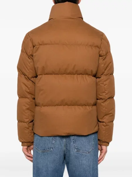 Geacă Moncler cu autograf maro