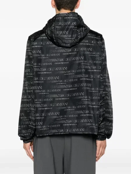 Обратим яке Emporio Armani с автограф черно