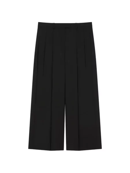 Decupat pantaloni Givenchy de lână negru