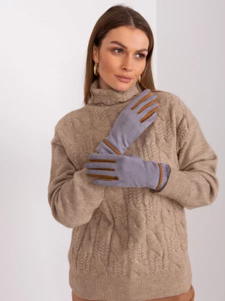 Mănuși Fashionhunters gri