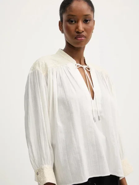 Блузка BOSS Orange C_Brodes помаранчева