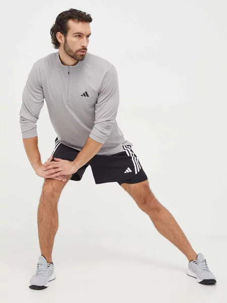 Pulover za vadbo adidas Performance Training Essentials siva