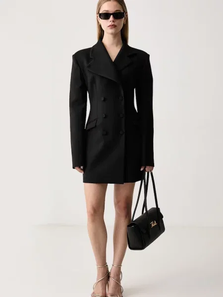 Guess rochie x LEONIE HANNE negru