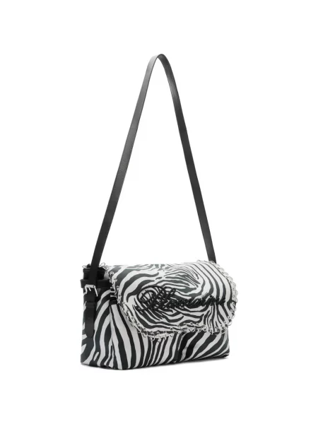 Geantă Blumarine cu imagine cu model zebră alb
