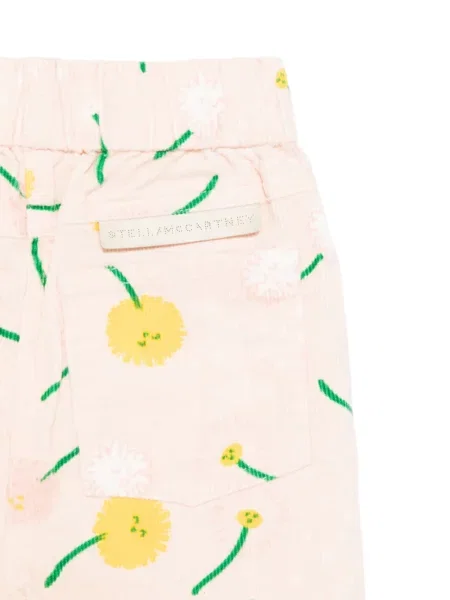 Spodnie dziecięce Stella Mccartney różowe