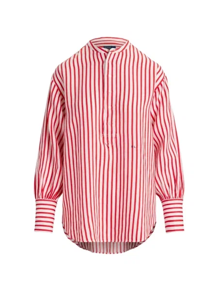 Ριγέ δερμάτινος κάλτσες Polo Ralph Lauren με κορδόνι μαύρο