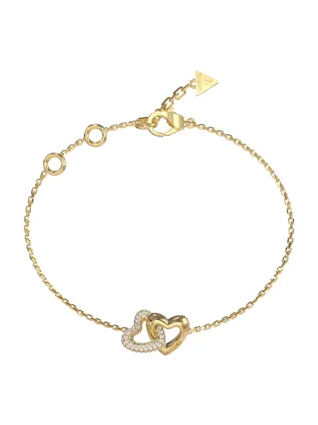 GUESS Zapestnica HEART' zlata