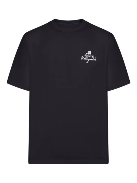 Tricou Amiri cu broderie negru