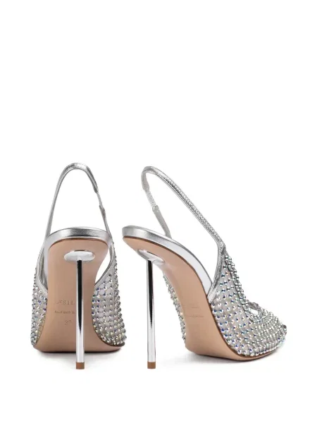 Sandale Le Silla slingback alb