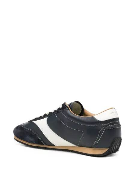 Sneakerși Philippe Model Paris cu autograf albastru