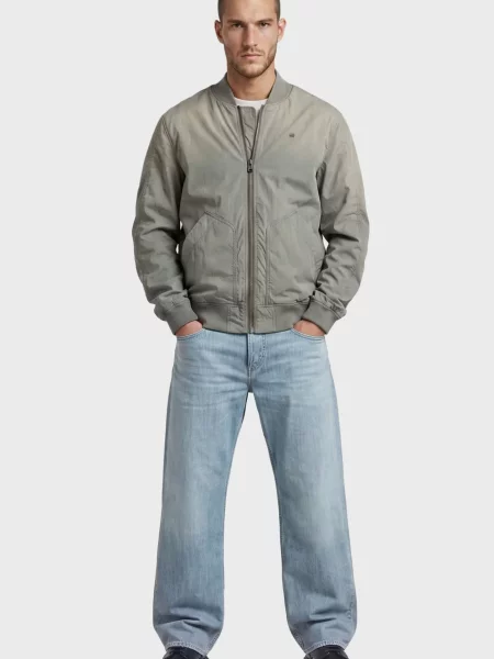 Бомбер G-star Raw сірий