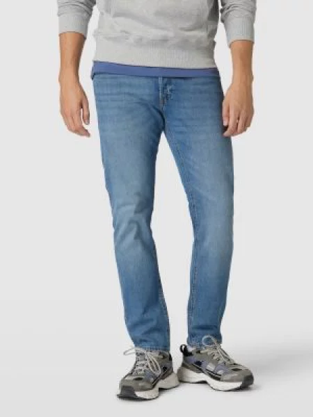 Jack & Jones Jeansy Mike Tapered Fit niebieski