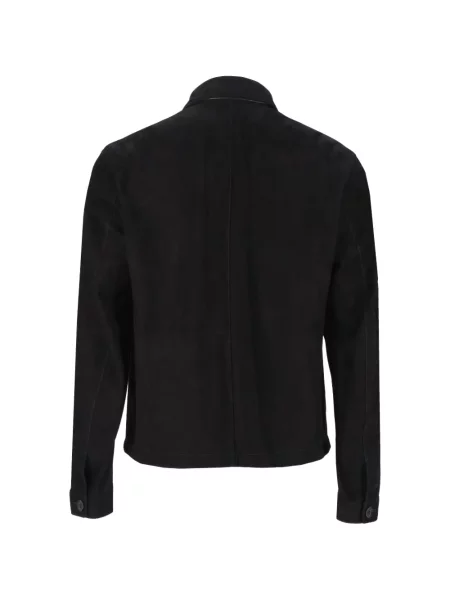 Geacă Tom Ford din piele de căprioară negru