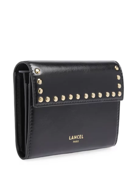 Portofel Lancel din piele cu tepi negru