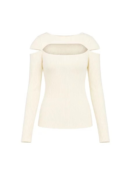 Sweter Weili Zheng biały