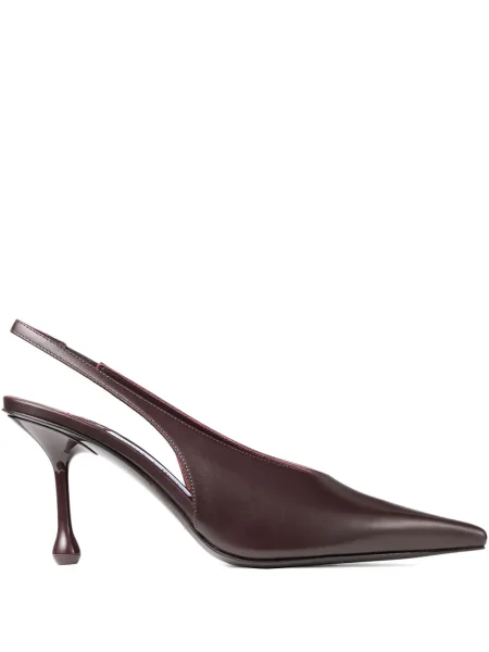 Pantofi cu toc Jimmy Choo slingback maro