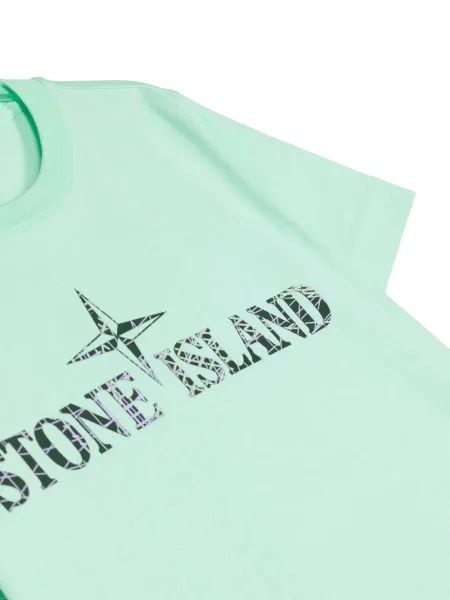Koszulka dziecięca Stone Island zielona