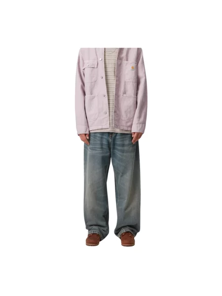 Jeansy Carhartt Wip niebieskie