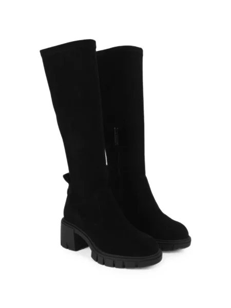 Μπότες Kurt Geiger London σουέτ μαύρο